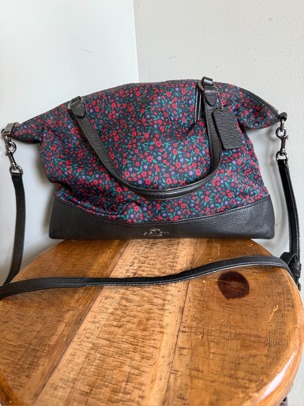 Coach Ranch Print 2 Way Satchel/Tote